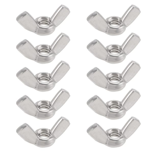 1/4"20 Wing Nuts 304 Stainless Steel Shutters Butterfly Nut 10pcs